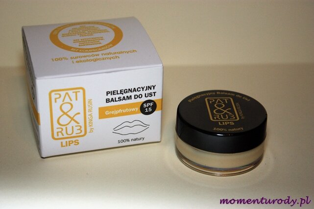 Pielęgnacyjny balsam do ust grejpfrutowy PAT&RUB
