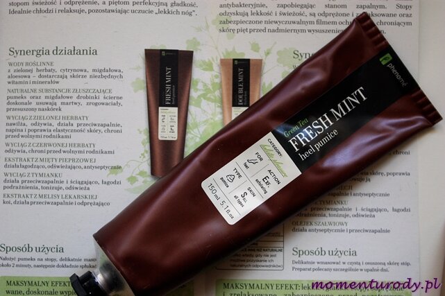 Pumeks do stóp z zieloną herbatą i miętą Phenome.