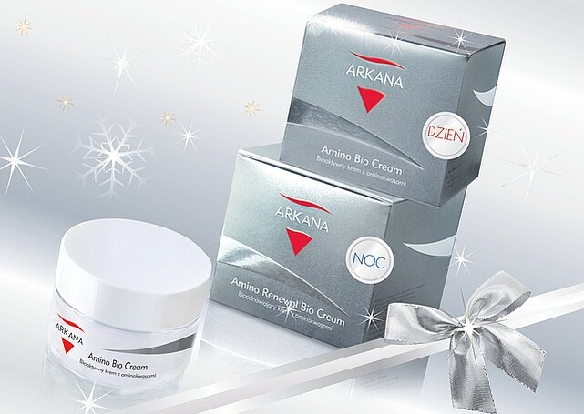 Srebrny DUET ARKANA - Amino Bio Cream 50ml + Amino Reneval Bio Cream 50ml