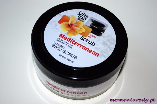 Witalizujący scrub do ciała Mediterranian z olejkiem arganowym Salon SPA Collection ELFA PHARM