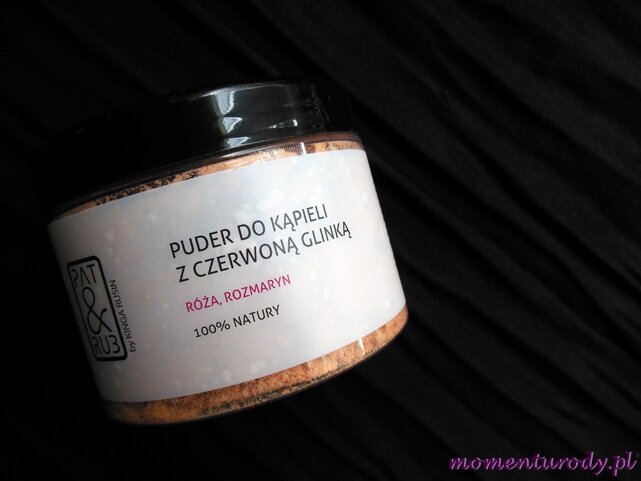 Musujący puder do kąpieli z czerwoną glinką PAT&RUB