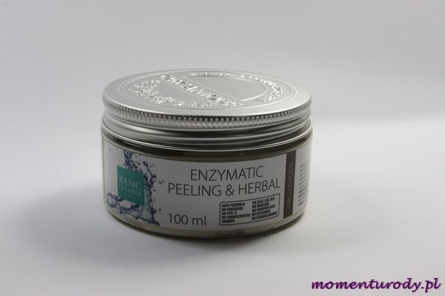 Peeling enzymatyczny do twarzy z ziołami Organique